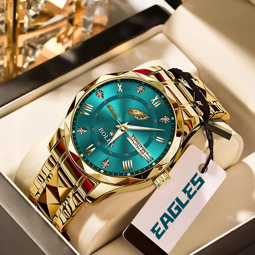 Philadelphia Eagles x Rolex Alloy Luxury Quartz Watch
