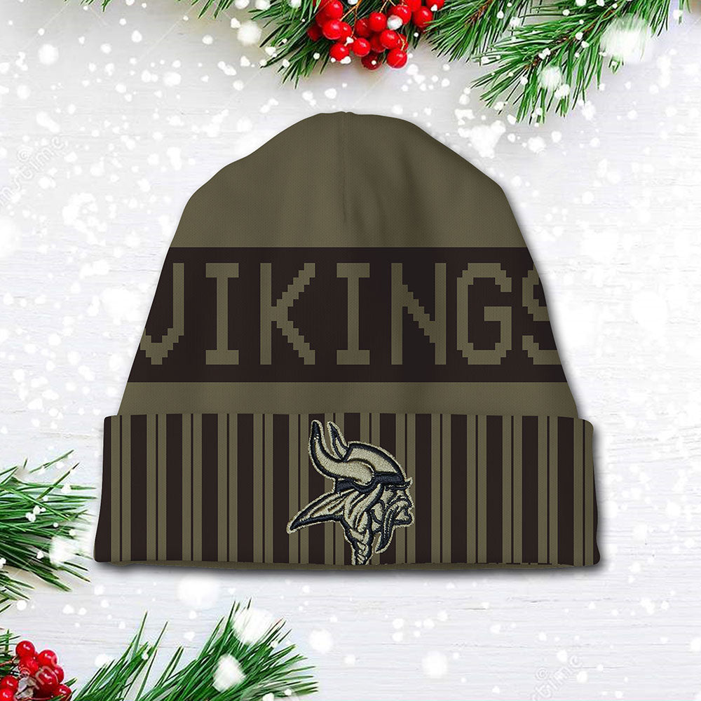 Houston Texans 2025 Salute to Service Beanie Hat