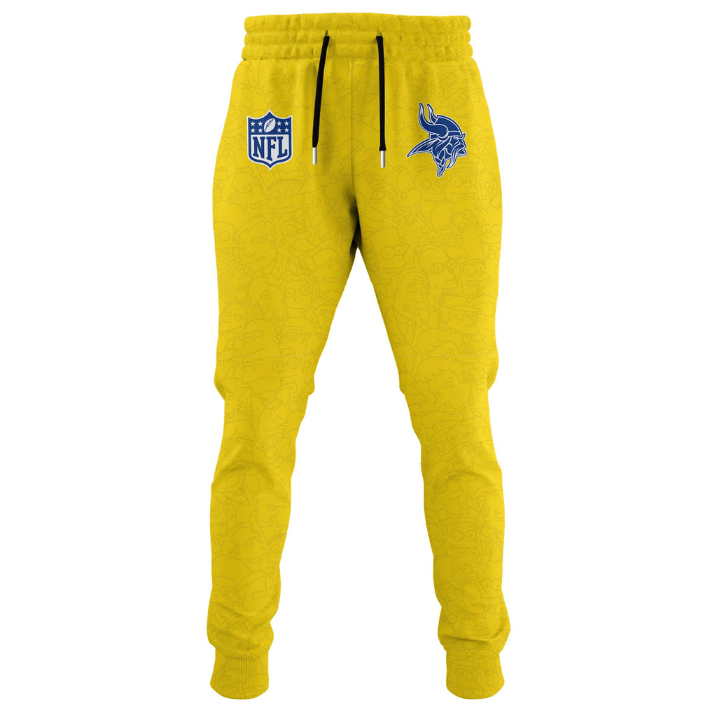 Vikings x The Simpsons Crossover Hoodie