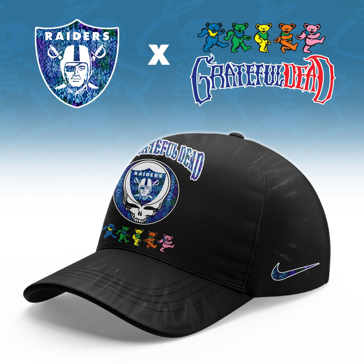 _Las Vegas Raiders Grateful Dead Limited Hoodie