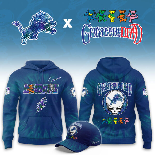 _Detroit Lions  Grateful Dead Limited Hoodie
