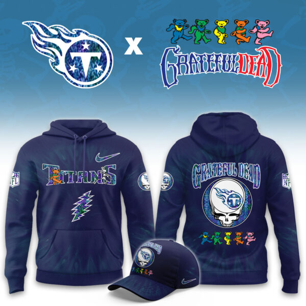 _Tennessee Titans Grateful Dead Limited Hoodie