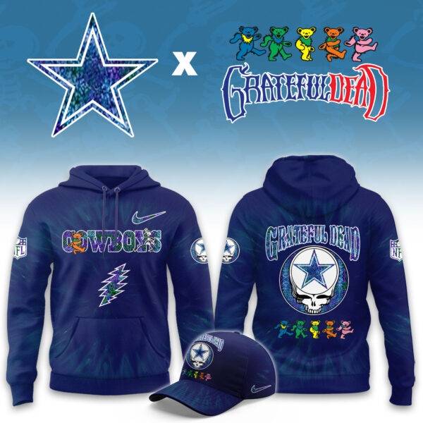 _Dallas Cowboys  Grateful Dead Limited Hoodie
