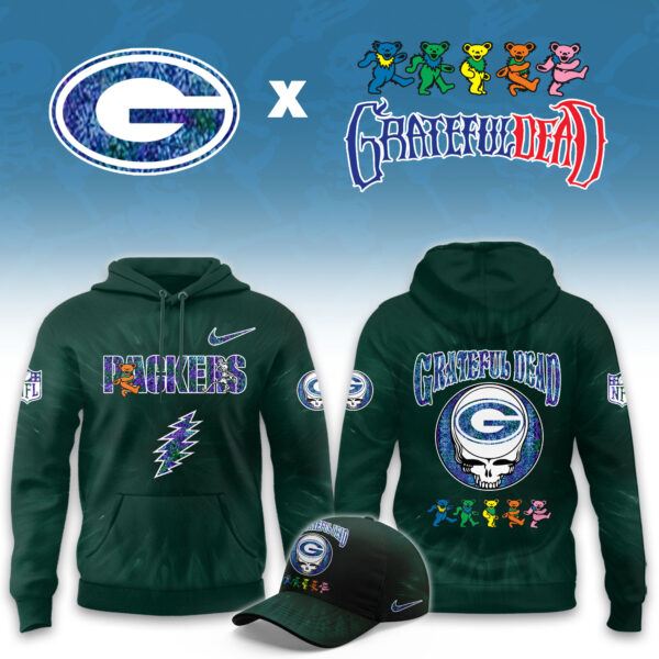 _Green Bay Packers Grateful Dead Limited Hoodie