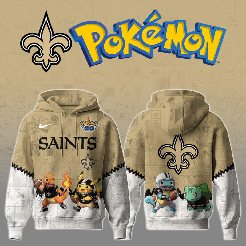 NO Saints Special Pokemon Limited Edition Hoodie