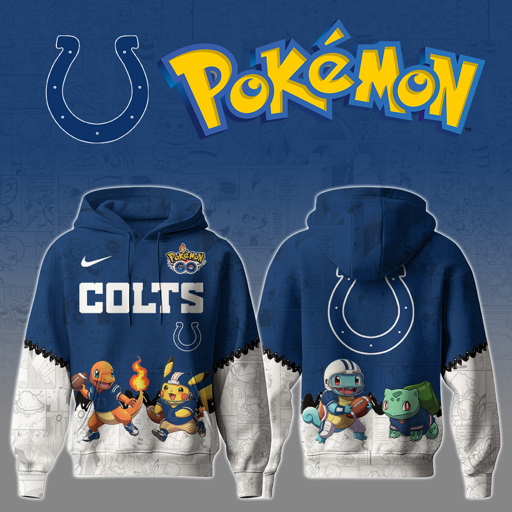 IND Colts Special Pokemon Limited Edition Hoodie