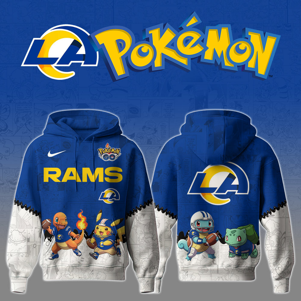 LA Rams Special Pokemon Limited Edition Hoodie
