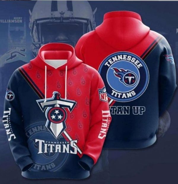 NFL Tennessee Titans 3D Hoodie