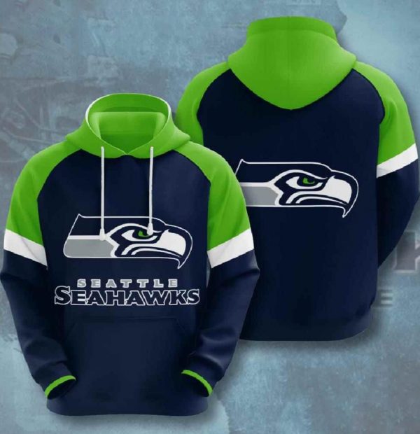 Nfl Seattle Seahawks 3d Hoodies