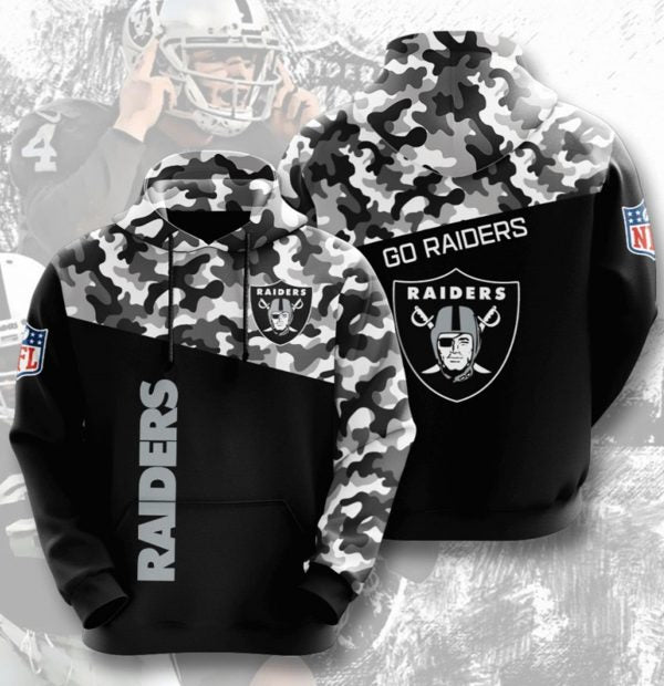Nfl Las Vegas Raiders 3D Hoodie