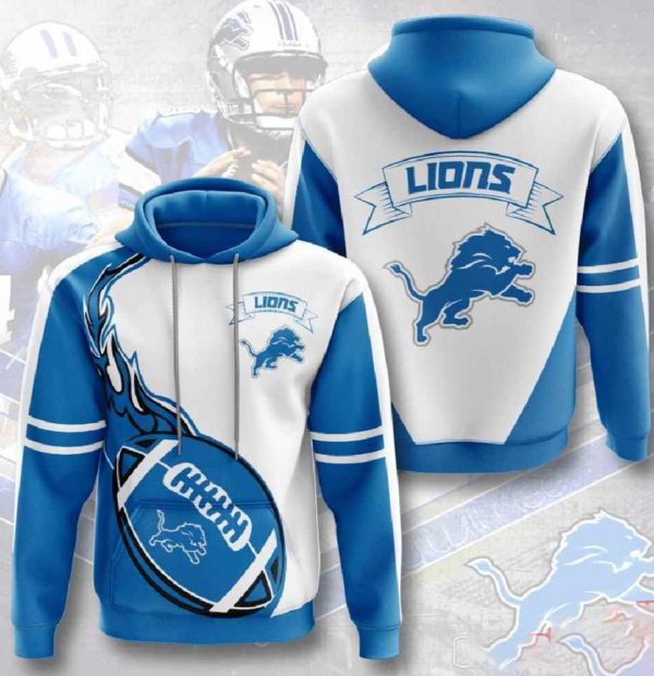 Sport Nfl Detroit Lions 3d Hoodie