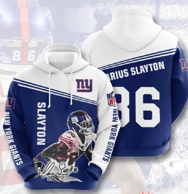 Nfl New York Giants 3d Hoodies Staylon