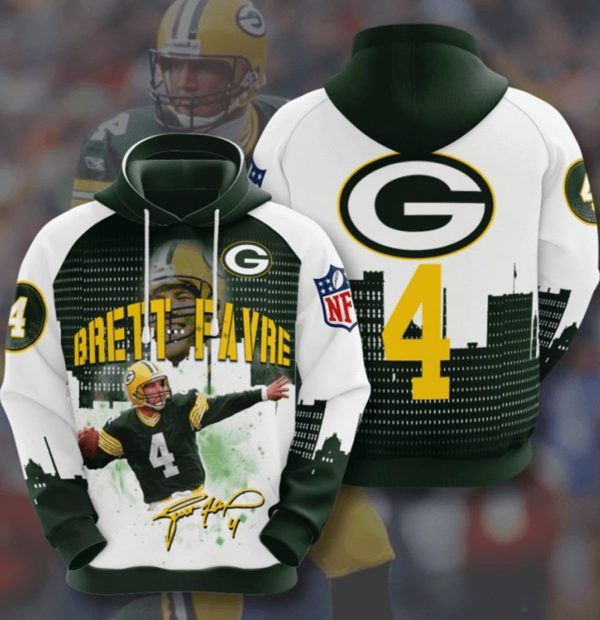Nfl Green Bay Packers 3d Hoodie