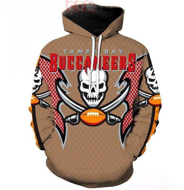 Nfl Tampa Bay Buccaneers Pullover And Zippered Hoodies 3D