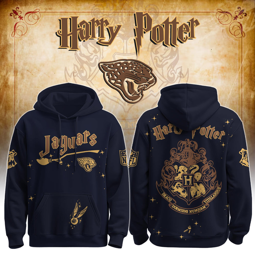 Unisex JAX Jaguars x Hogwarts Enchanted Crossover Hoodie