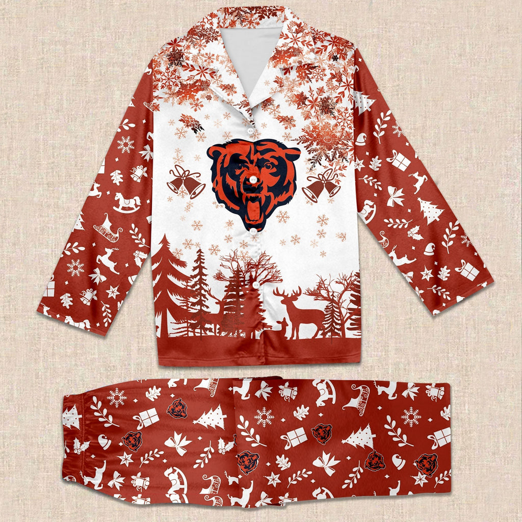 NFL Team Christmas Theme 3D Pajamas