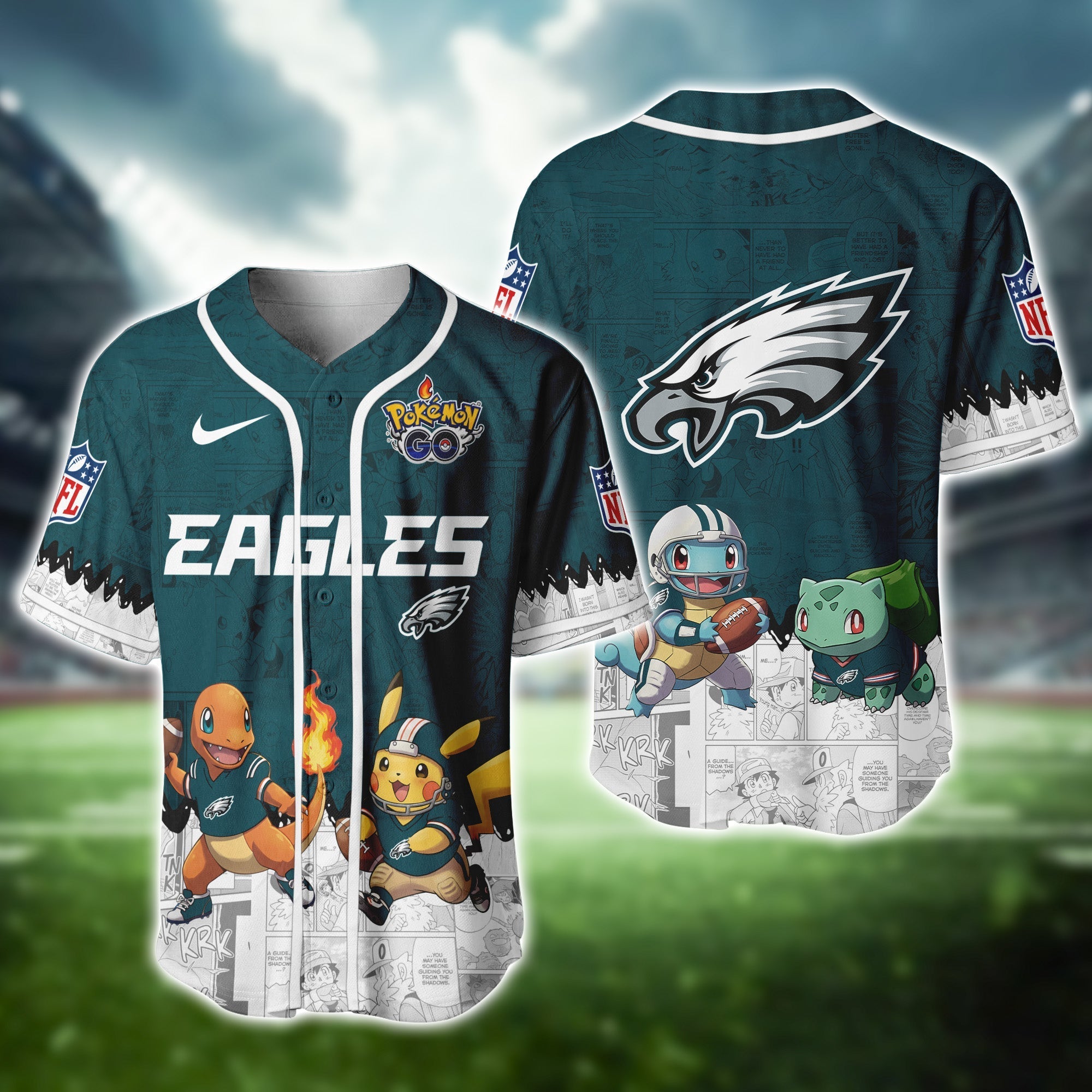 PHI Eagles Pokemon Jersey Limited Edition