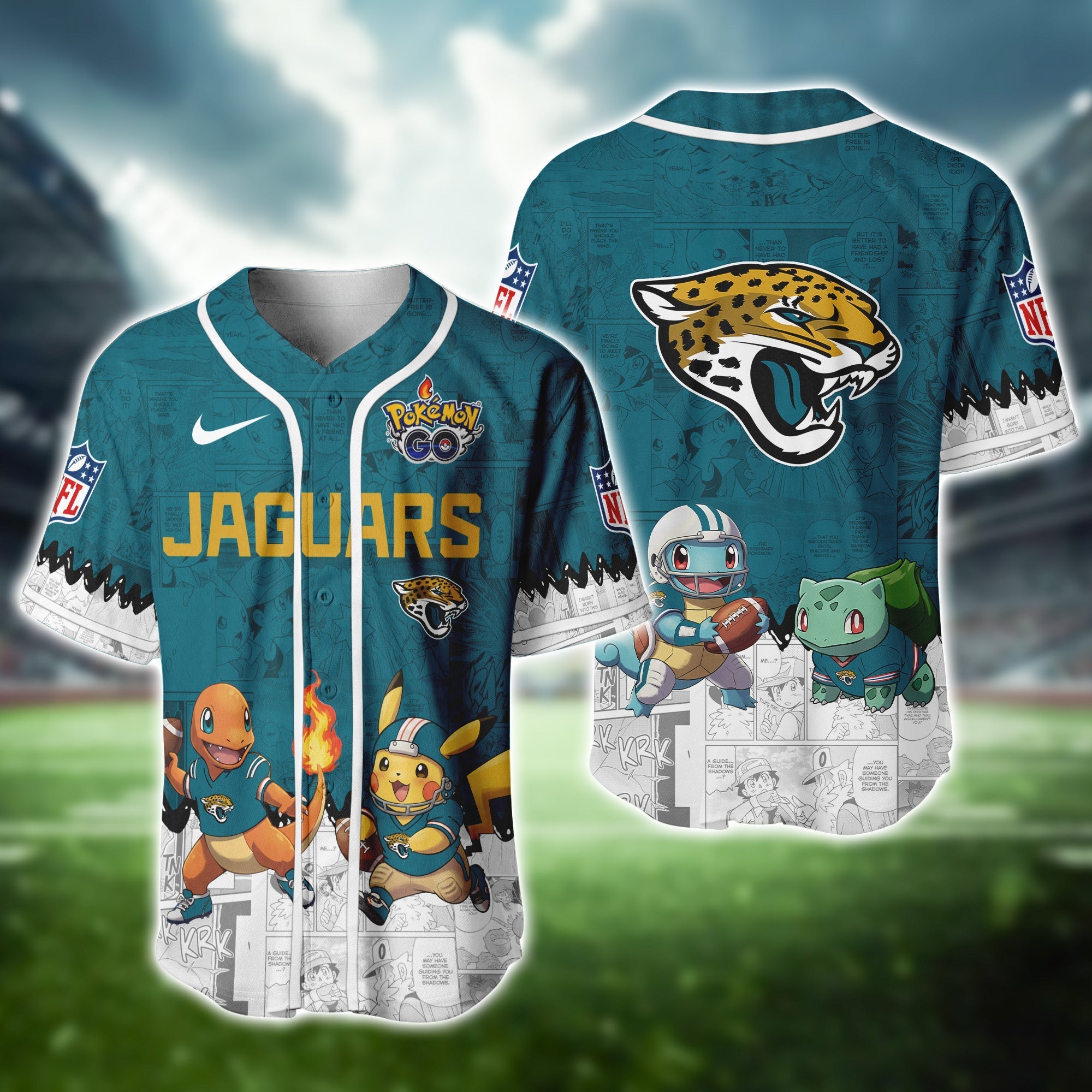 JAX Jaguars Pokemon Jersey Limited Edition