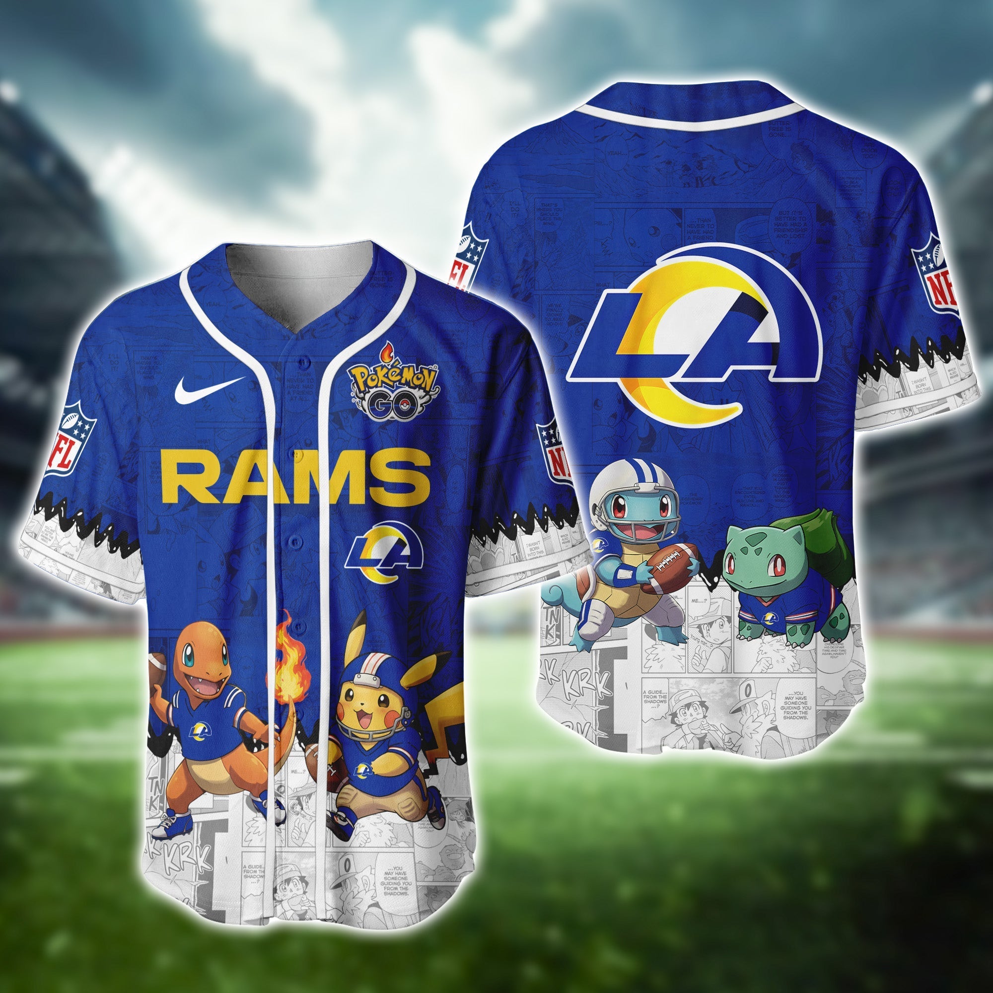 LAR Rams Pokemon Jersey Limited Edition