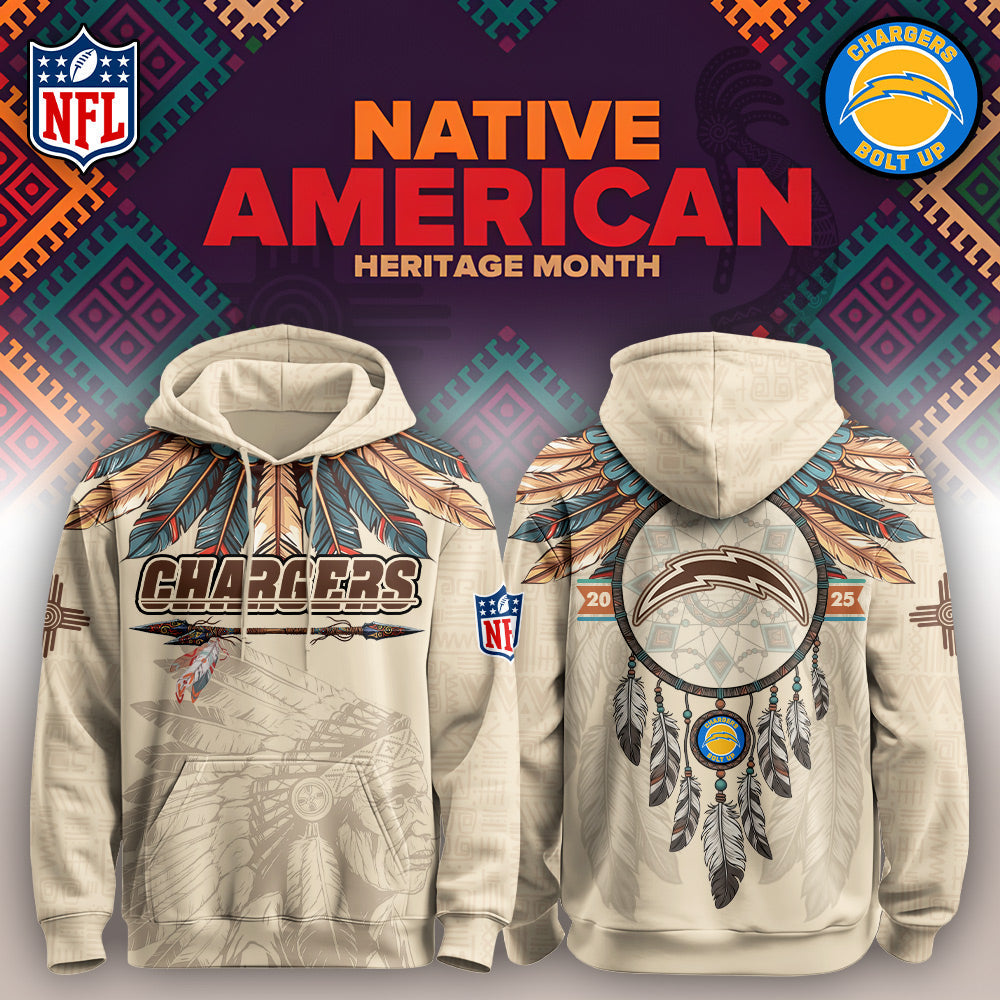 LAC Chargers-Native American Heritage Month Limited Editions Hoodie