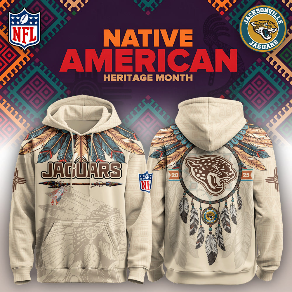 JAX Jaguars-Native American Heritage Month Limited Editions Hoodie
