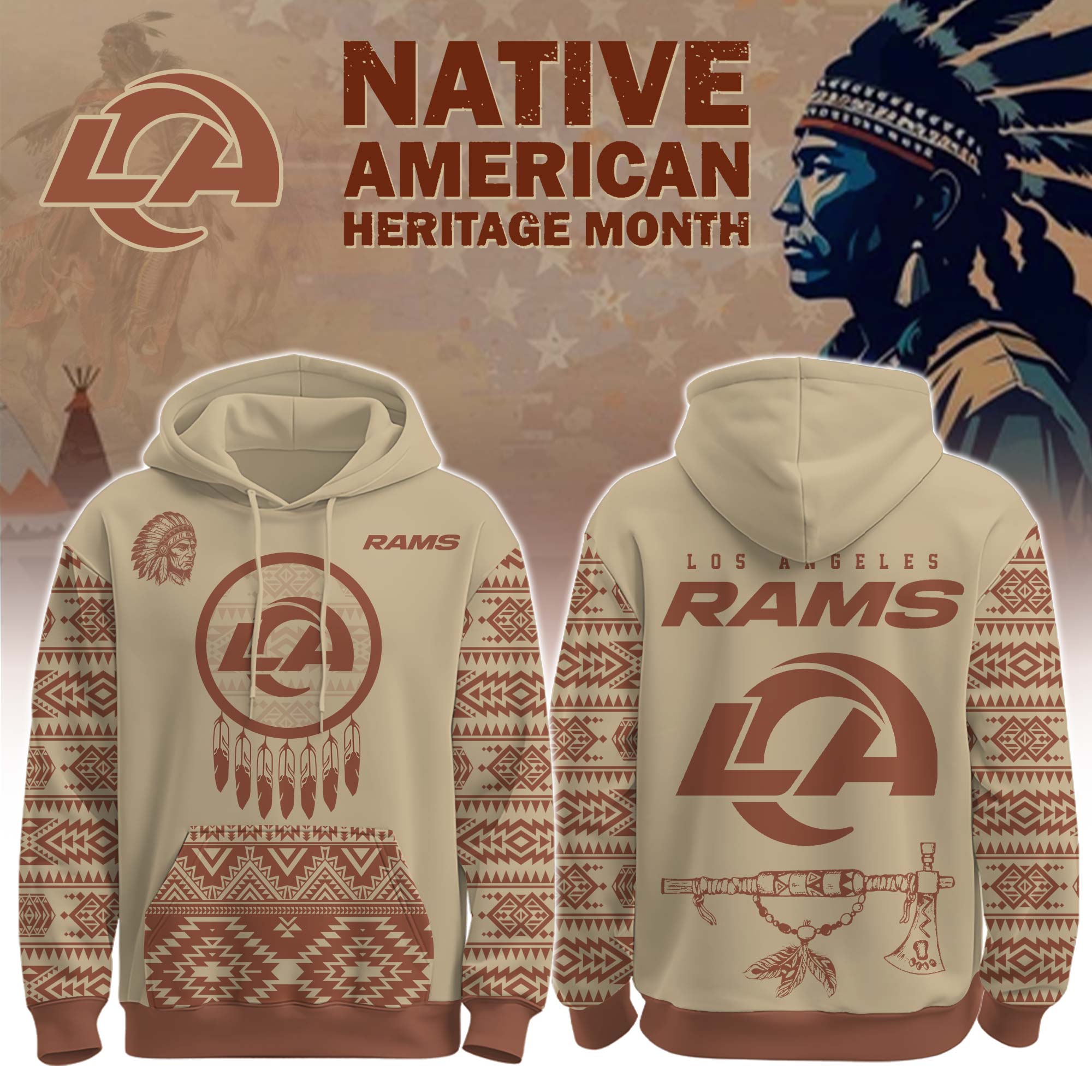 LAR Rams Native American Heritage Month Ver 2