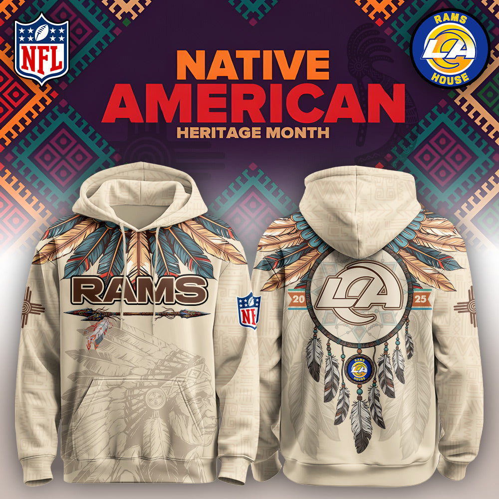 LAR Rams-Native American Heritage Month Limited Editions Hoodie