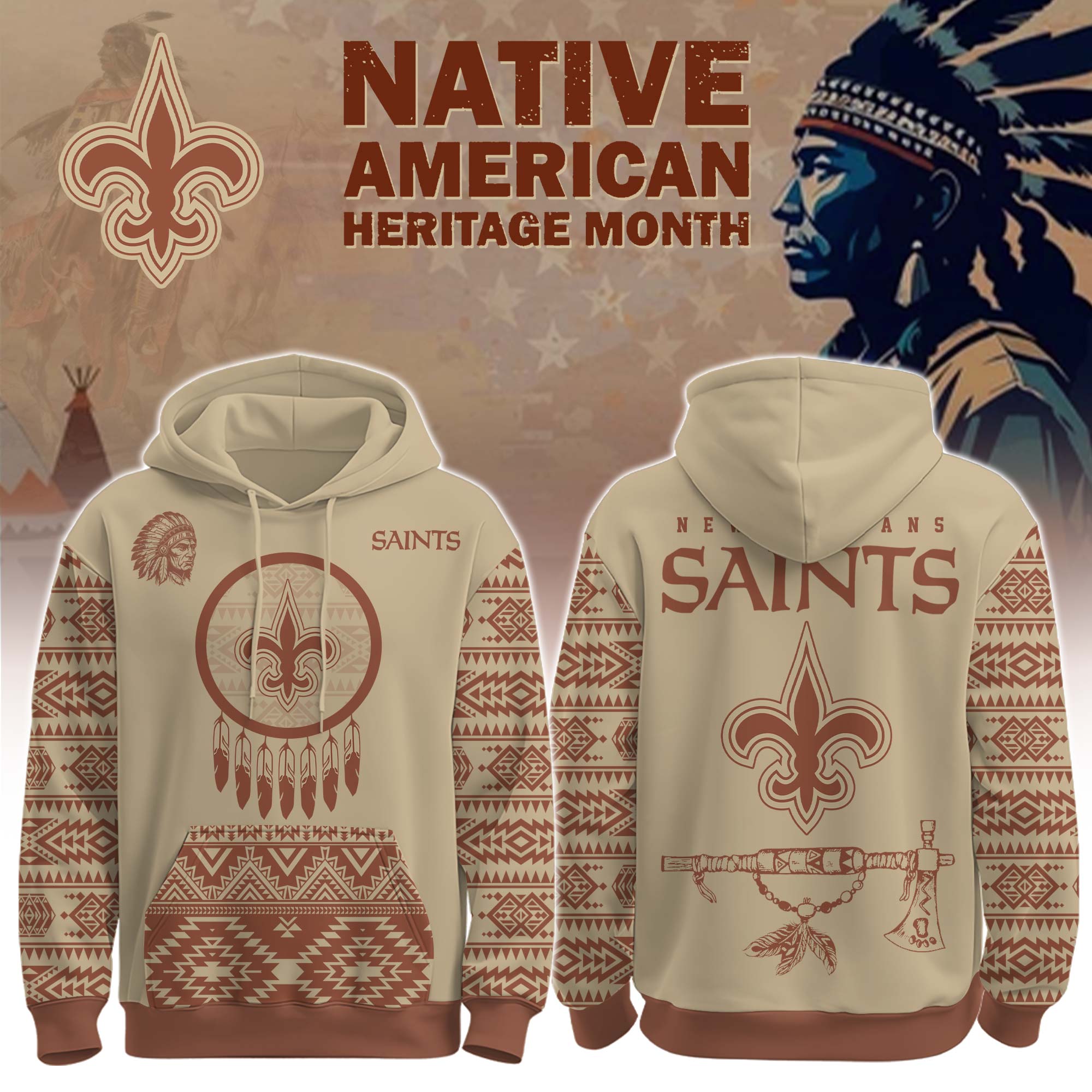 NO Saints Native American Heritage Month Ver 2