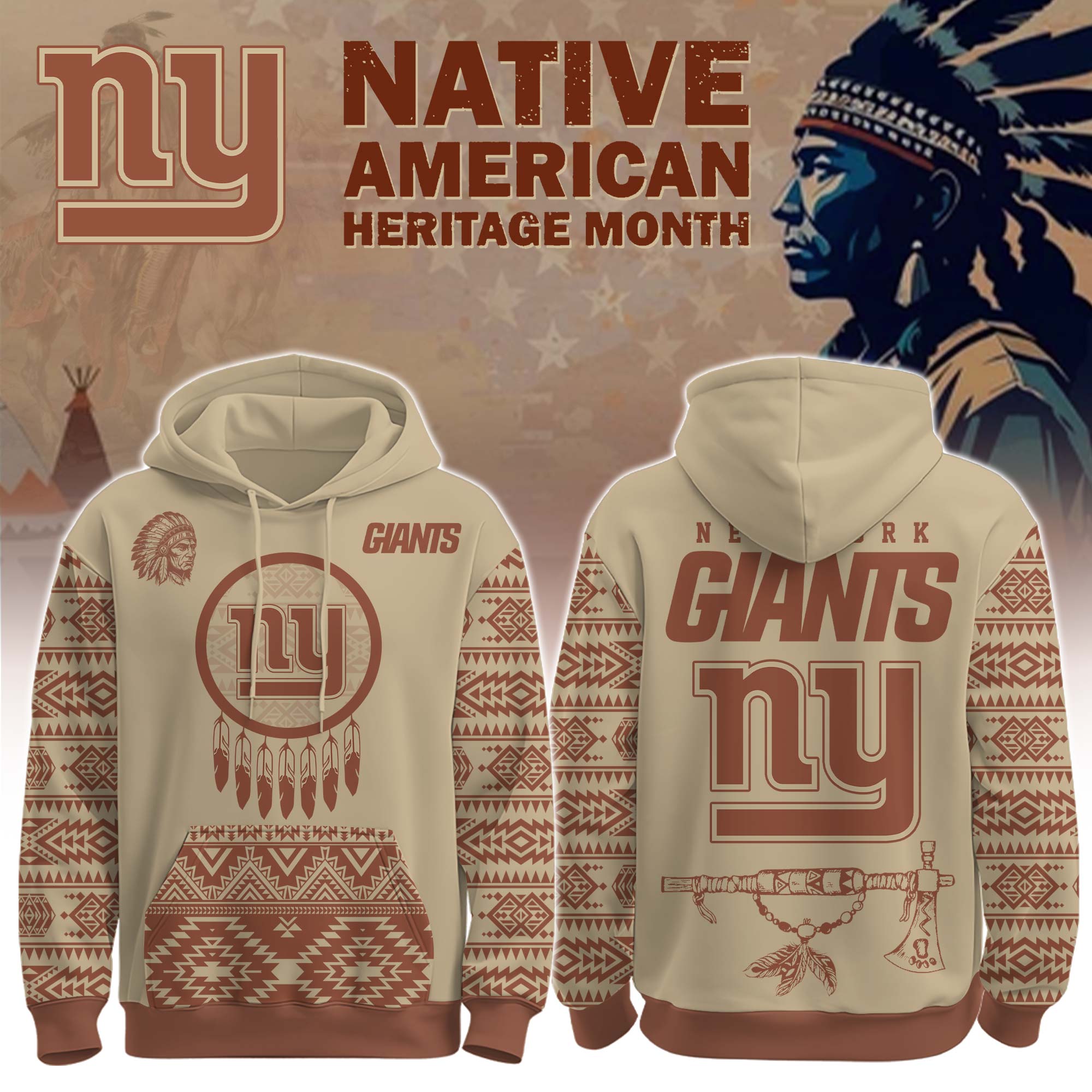 NYG Giants Native American Heritage Month Ver 2