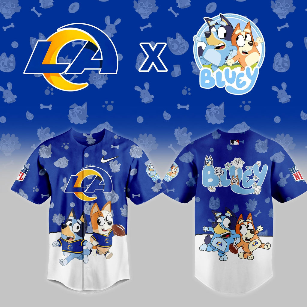 LA.Rams x Bluey Night Limited Jersey