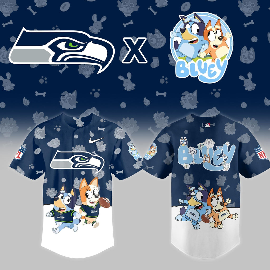S.Seahawks x Bluey Night Limited Jersey