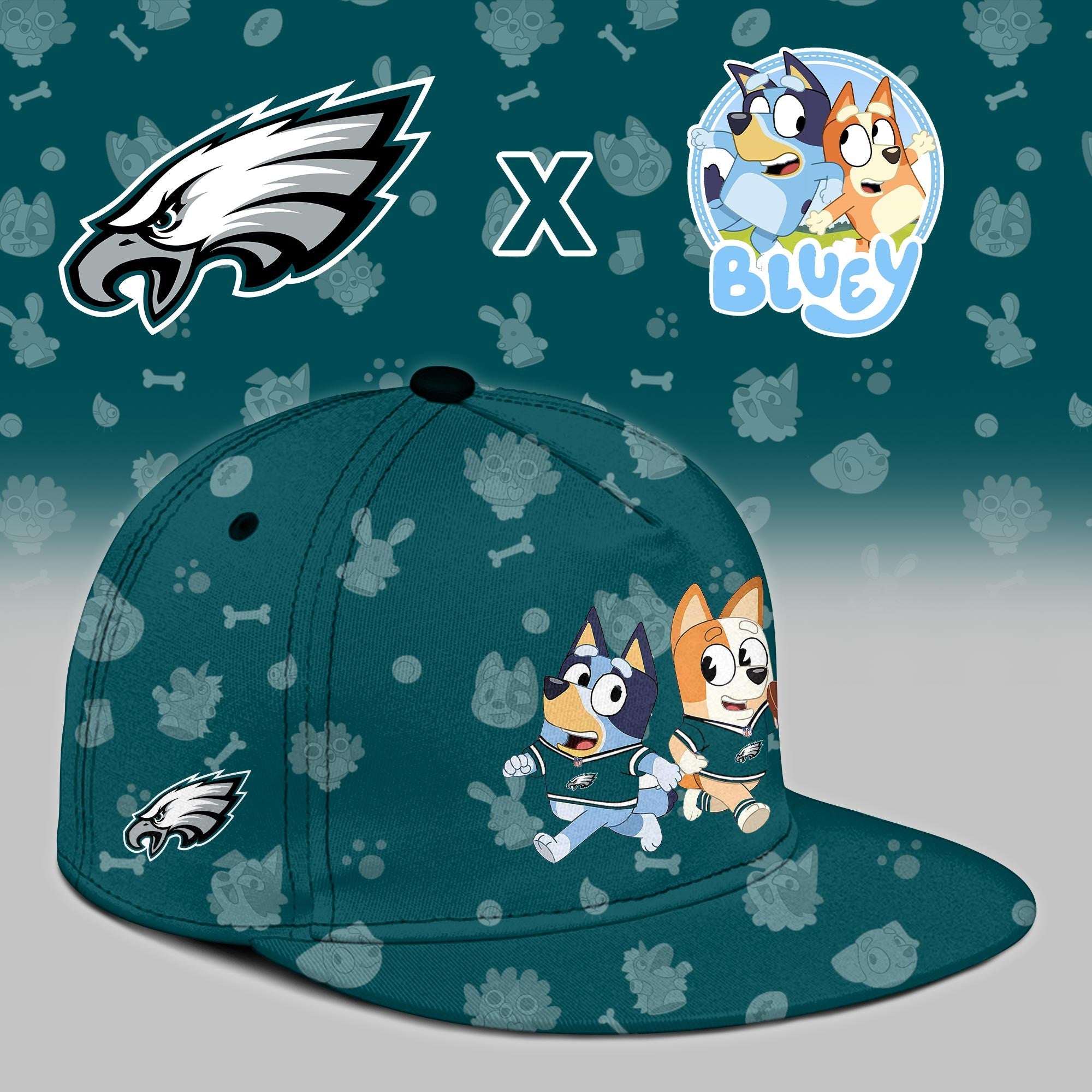 P.Eagles x Bluey Night Limited Hoodie