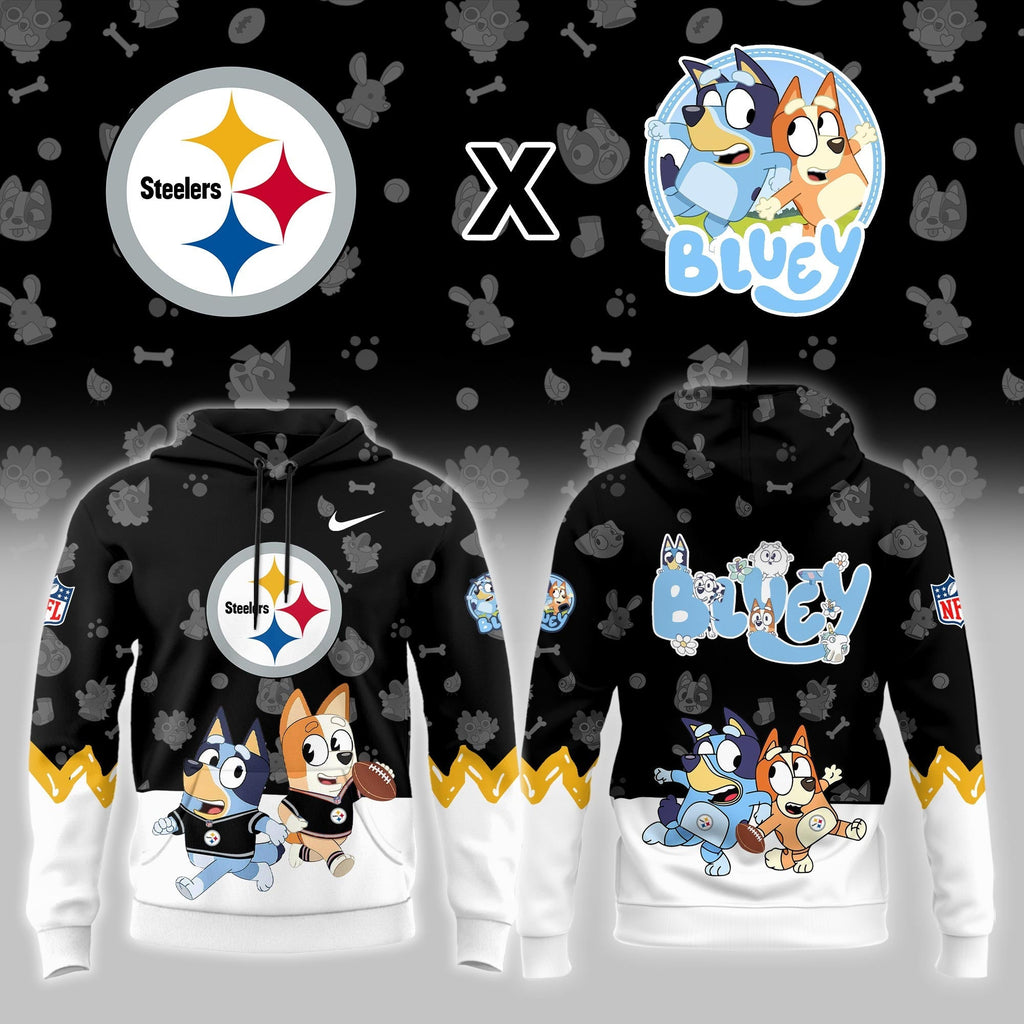 P.Steelers x Bluey Night Limited Hoodie