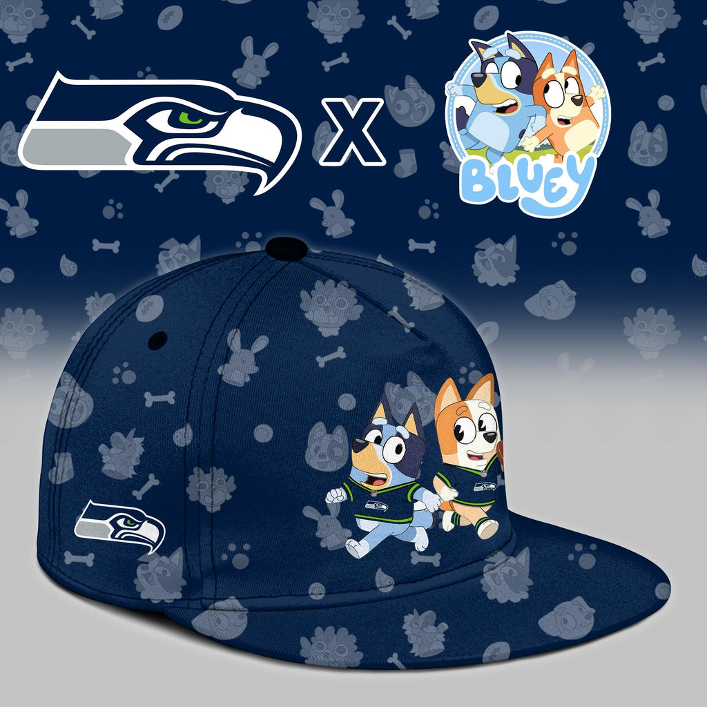 S.Seahawks x Bluey Night Limited Hoodie