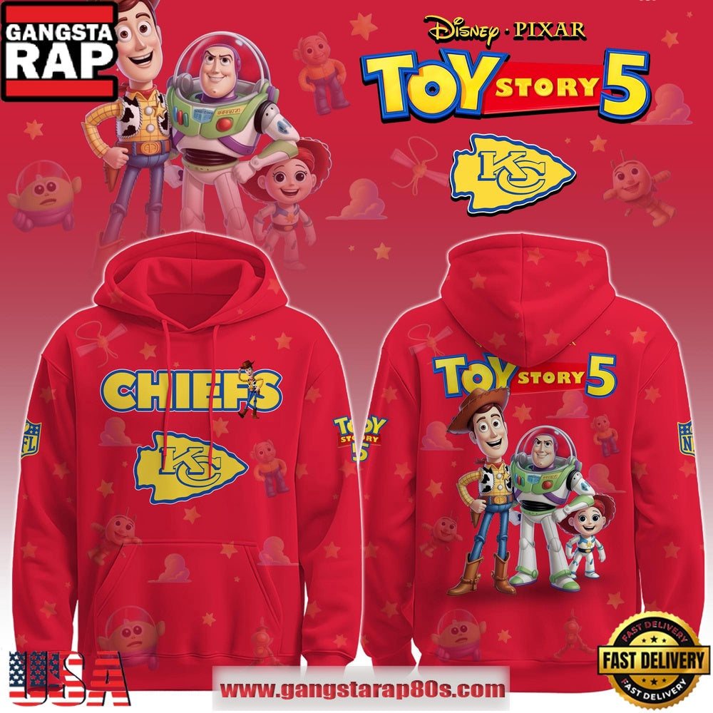 Kansas City Chiefs NFL x Toy Story 5 Limited Edition Hoodie Shirt