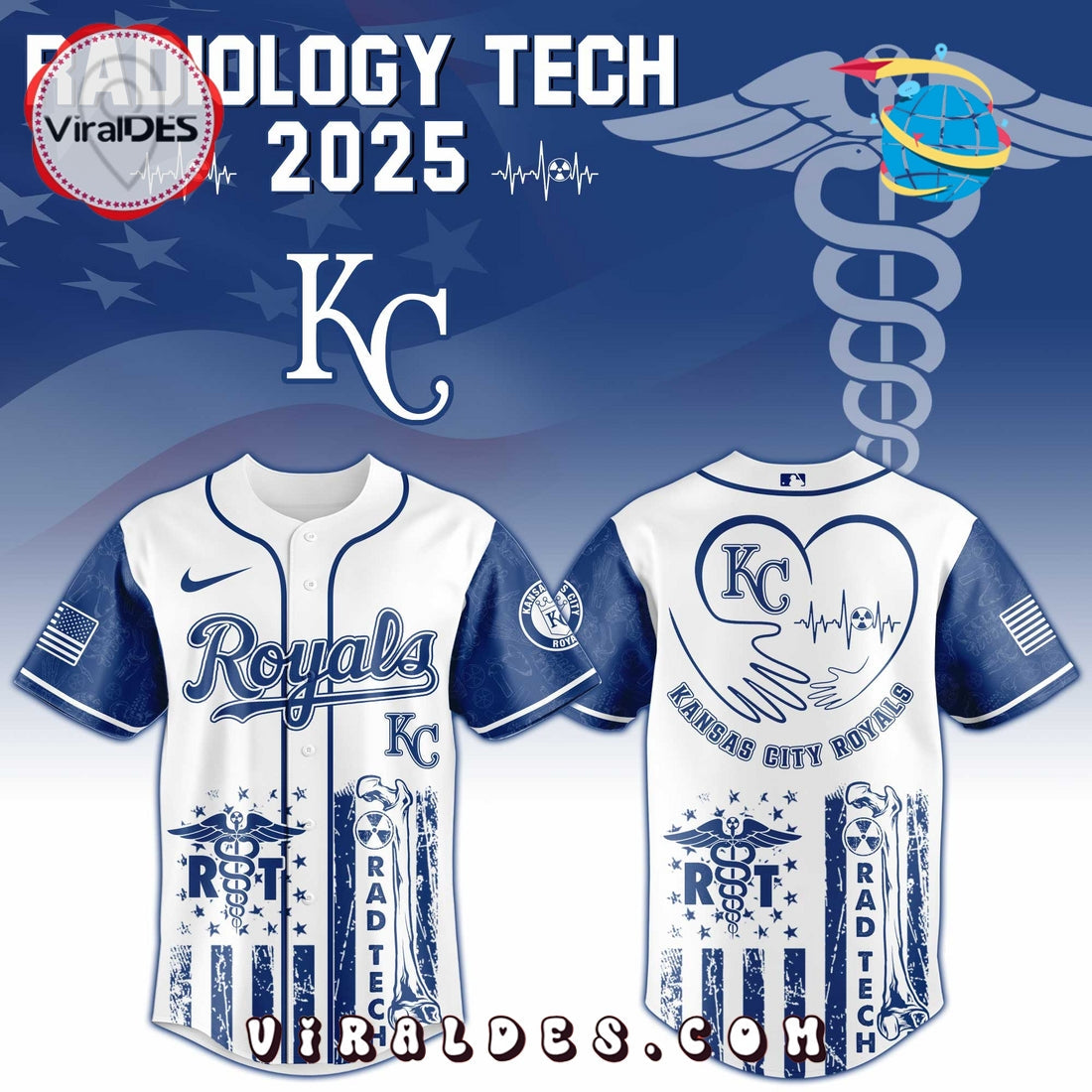 Kansas City Royals MLB x Radiology Tech Night Jersey
