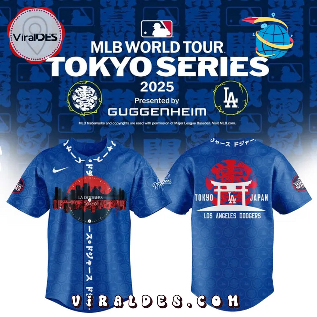 Limited Editions LA x Tokyo Series Baseball Jersey