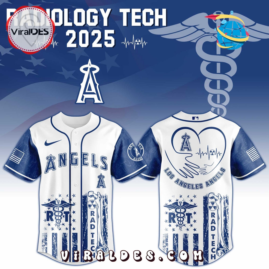 Los Angeles Angels MLB x Radiology Tech Night Jersey