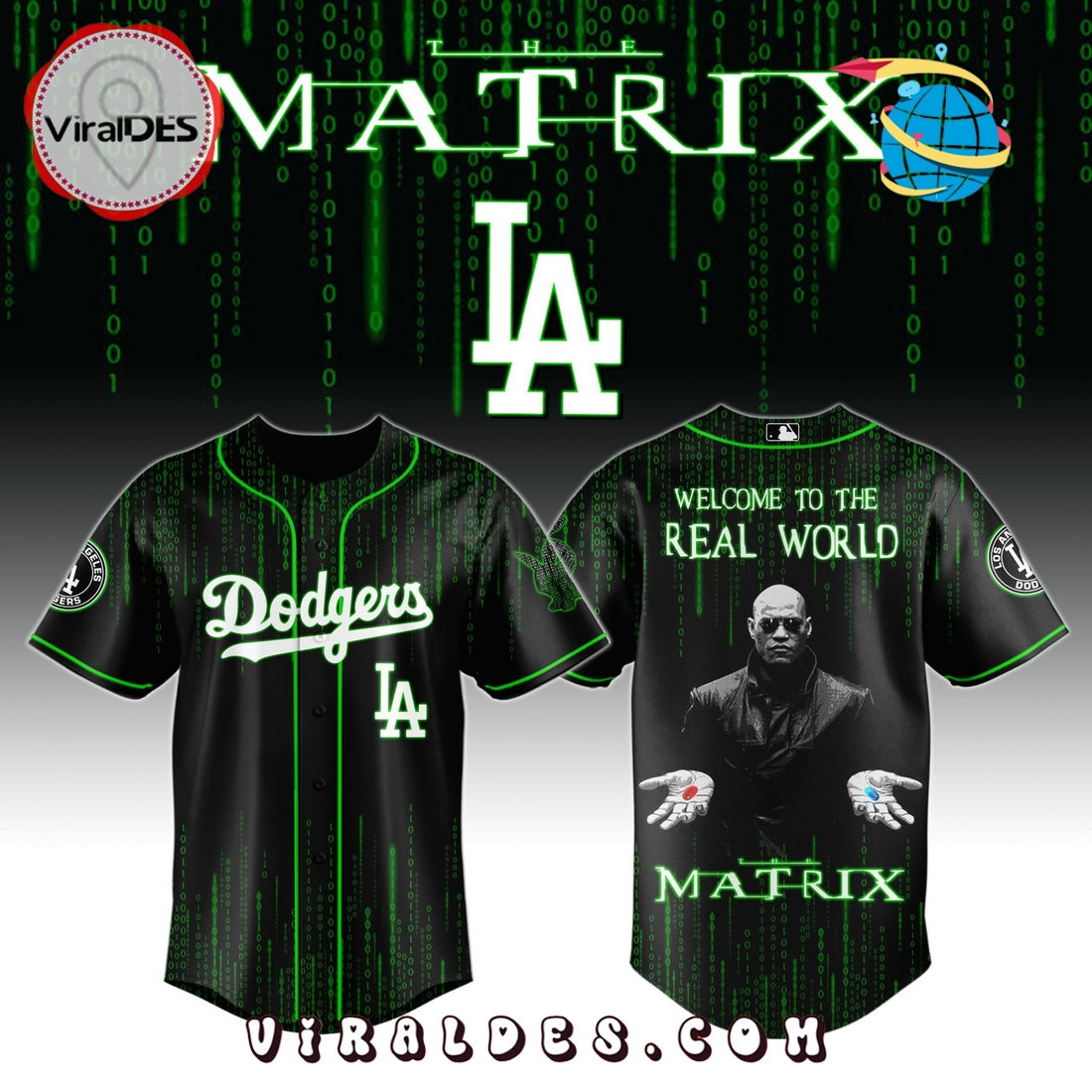 Los Angeles Dodgers MLB The Matrix Baseball Jersey