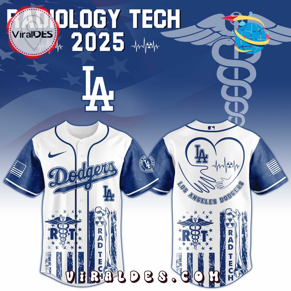 Los Angeles Dodgers MLB x Radiology Tech Night Jersey