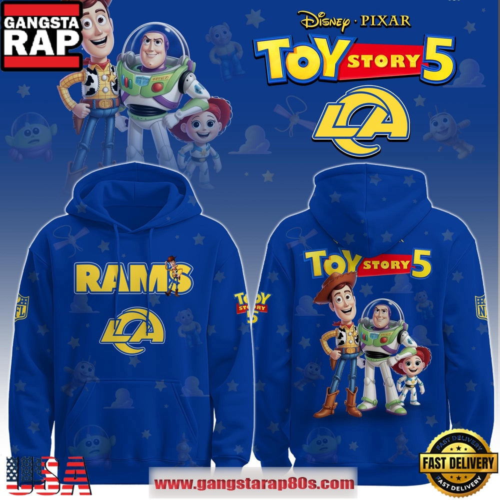 Los Angeles Rams NFL x Toy Story 5 Limited Edition Hoodie Shirt