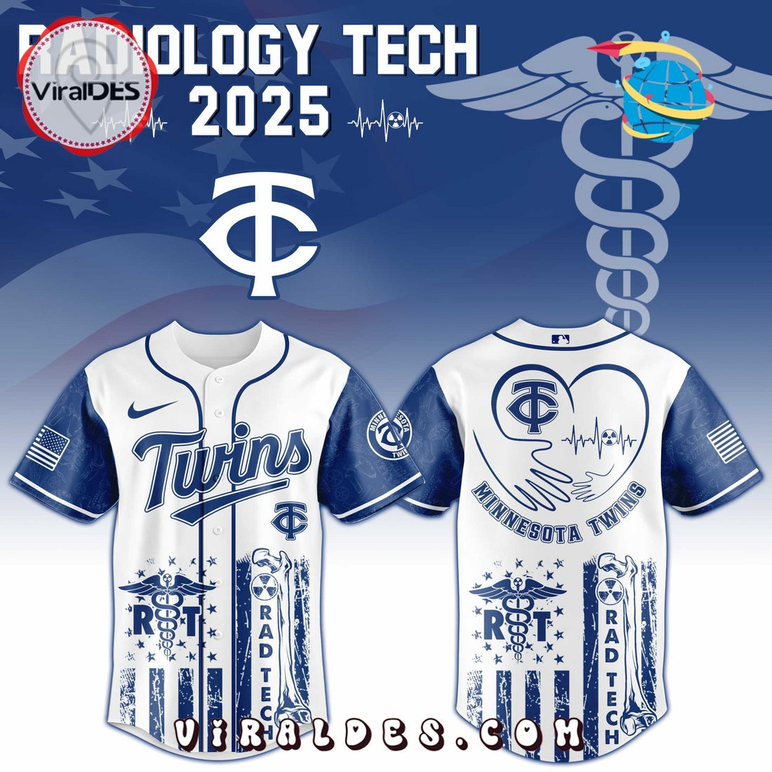 Minnesota Twins MLB x Radiology Tech Night Jersey