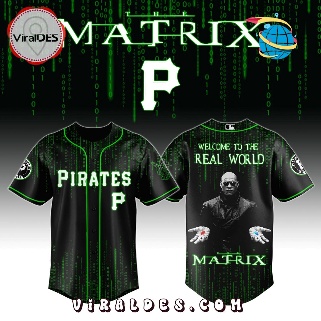 Pittsburgh Pirates MLB The Matrix Baseball Jersey