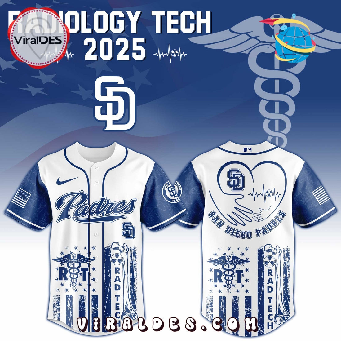 San Diego Padres MLB x Radiology Tech Night Jersey