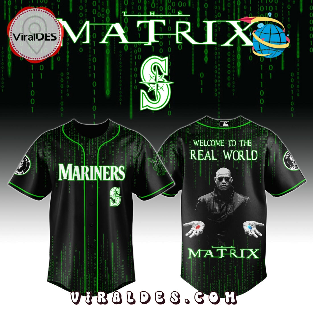 Seattle Mariners MLB The Matrix Baseball Jersey