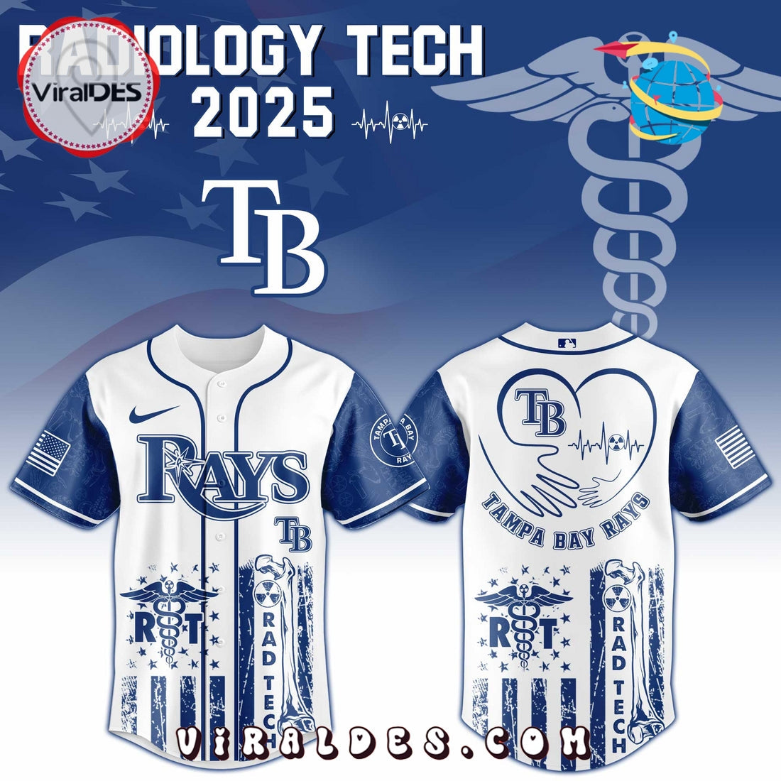 Tampa Bay Rays MLB x Radiology Tech Night Jersey