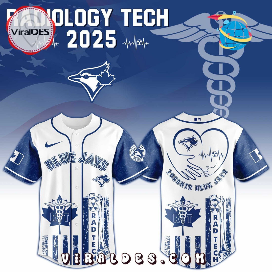 Toronto Blue Jays MLB x Radiology Tech Night Jersey